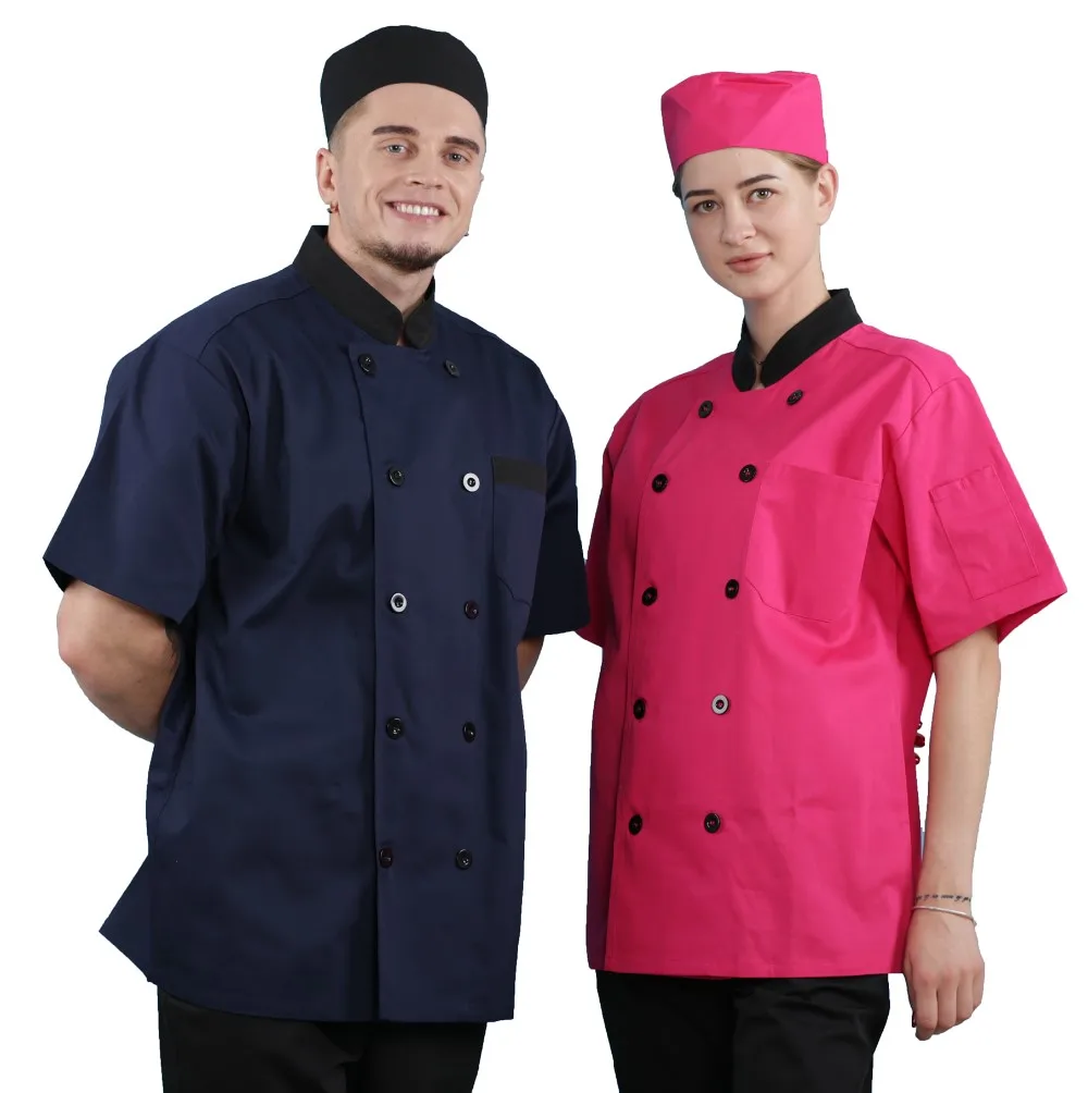 Italian Polyester Cotton Chef Uniform Comfortable And Easy Long Sleeve ...