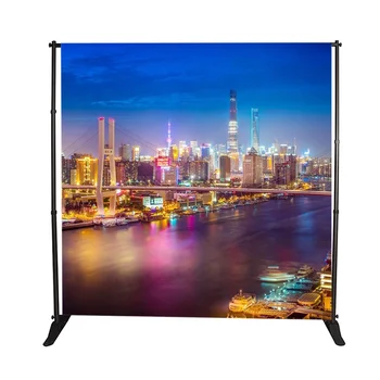Telescopic Large Adjustable Banner Stands Jumbo Banner Stands Lt