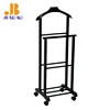 Wooden suit valet rack stand, Clothes Rack Wooden Valet Stand for Hotel Rooms