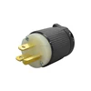 Nema 5-15P plug ground clamp connector 125v us electrical male plug ul