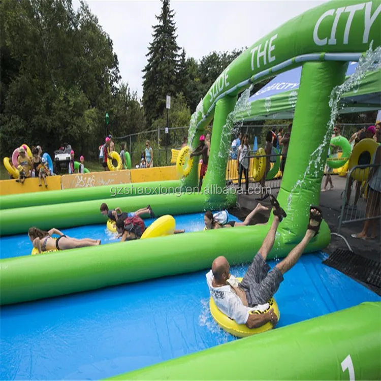 High Quality Large Inflatable Water Slide / Inflatable Long Water Slide