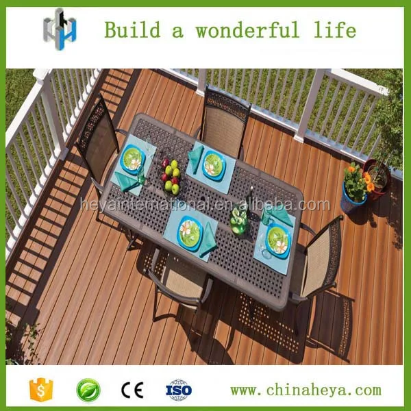 Piso varanda anti uvexterior wood plastic composite decking ...