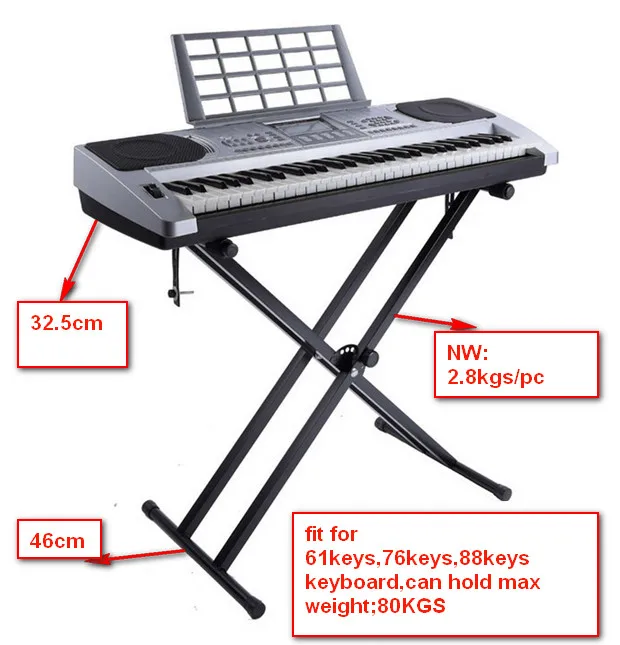 Quality Double X keyboard stand