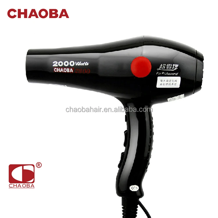 Professional Salon High Power Hair Dryer Cb-2800 2000w Chaoba Blower - Buy  Professional Hair Dryer,Hair Blower,Salon Hair Dryer Product on 
