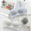 SIX RABBIT sexy cotton solid wireless seamless ladies push up bra and lingerie