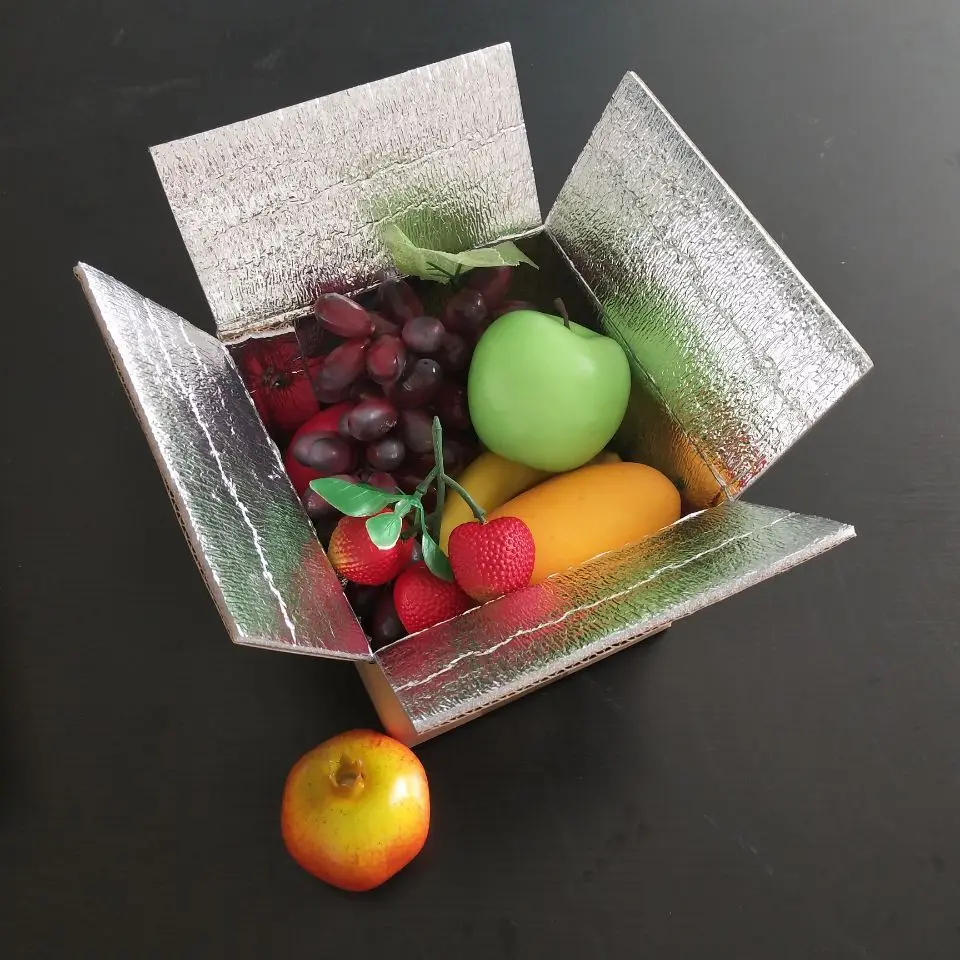 Insulated Cardboard Boxes Custom Printing Box For Fruit Cooler Foam Box ...