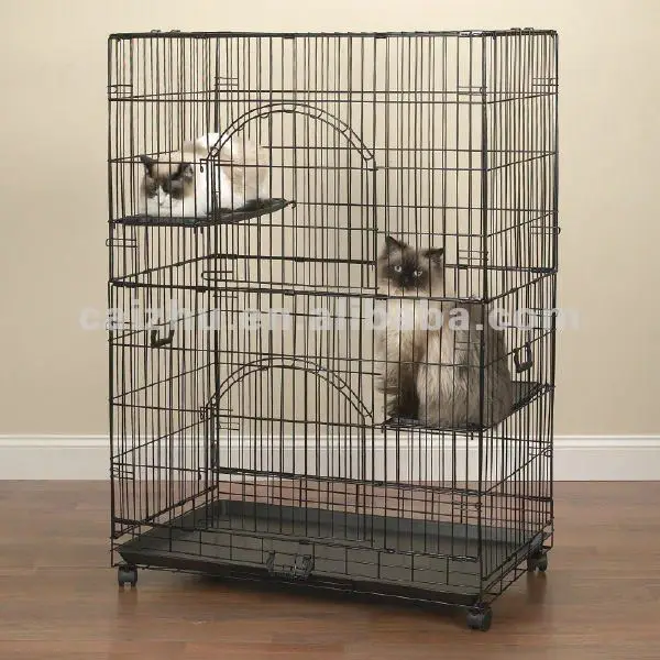 Nouveau Modele Pliable Interieur Chat Cage En Metal Chat Cage Grande Cage De Chat Buy Cage Pour Chat D Interieur Cage Pour Chat En Metal Grande Cage Pour Chat Product On Alibaba Com