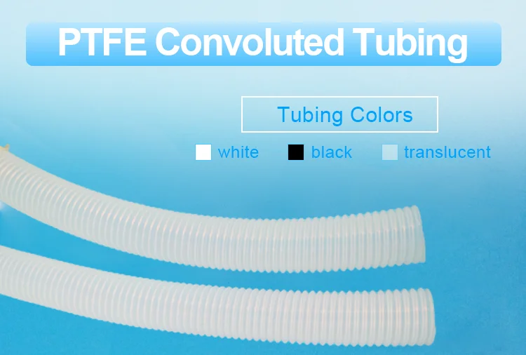 Flexible High Temperature Ptfe Corrugated Tubing Accordion Tube Buy
