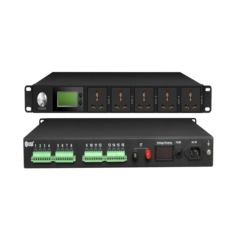 Rack Mount Dc Power Supply 16 Channel Cctv Power Supply 12v 50 Amp ...