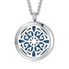 Empty Hollow Aroma essential oil jewellery Stainless Steel Fragrance locket pendant for women