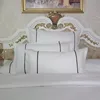 Custom jacquard hotel plain white 100% cotton patchwork bed sheets and pillow cases
