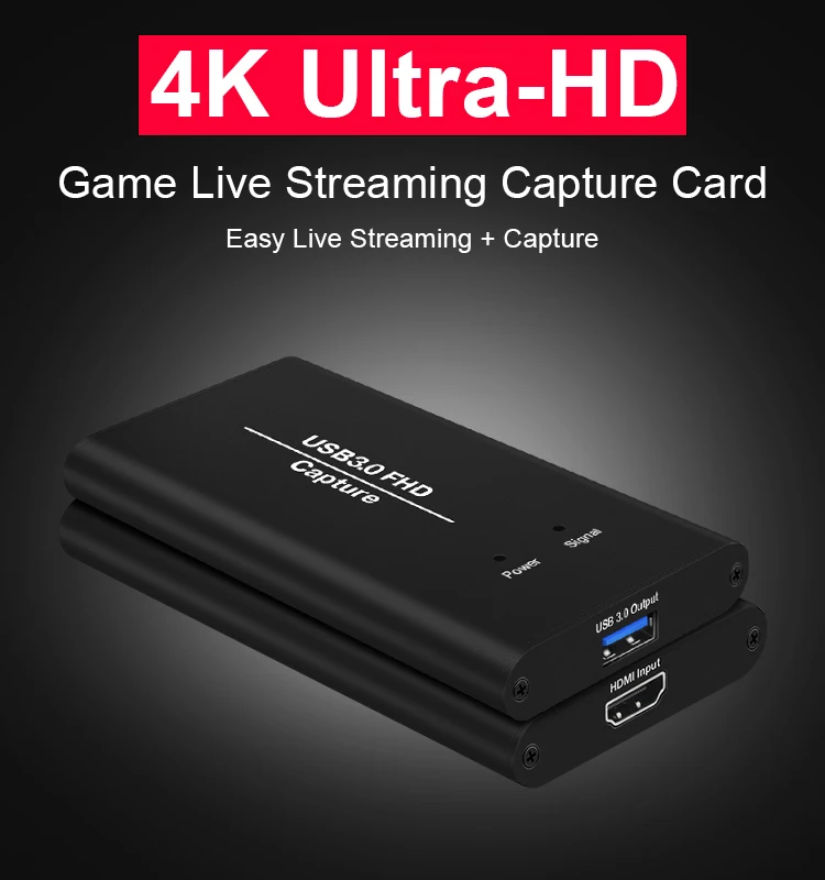 4k Hd 1080p Dvr Card Vedio Capture Usb 3.0 Hdmi Video Capture Card For