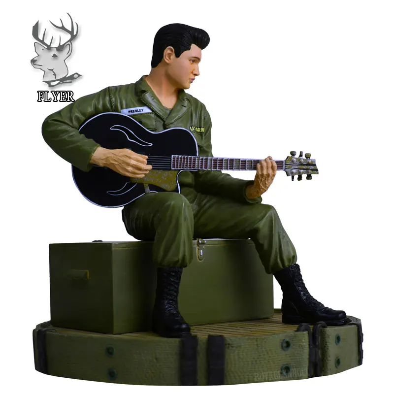 Super September Outdoor Decoration Life Size Fiberglass Elvis Presley