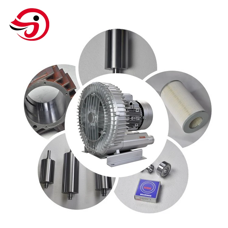 4.0Kw Double Stage Side Channel Ring Blower For CNC Router