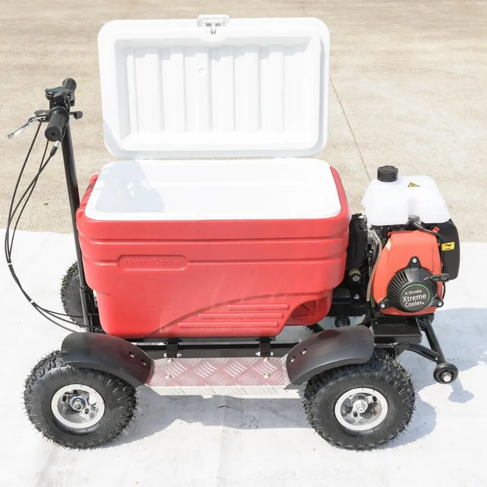 motorized ice chest on wheels