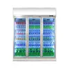 Improved shelf management vertical fridge supermarket glass door fridge single door showcase refrigerator beverage