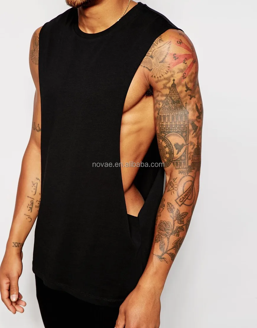 Cuello Verano Muscular O Chaleco Mangas Sin Los 100 De Hombres 0Ywq7rRY