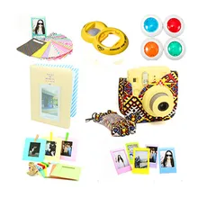 7 in 1 Fujifilm Instax Mini 8 Accessories Bundles(Mini 8 Case/3 inch frame/selfie Lens/4 colors Close-Up Lens…Free Shipping