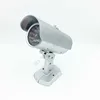 Visiondrive 1900 Outdoor Indoor Fake Dummy Imitation CCTV Security Camera W/ Blinking Flashing Light Bullet Shape Black