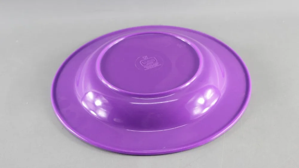 100%melamine purple plate
