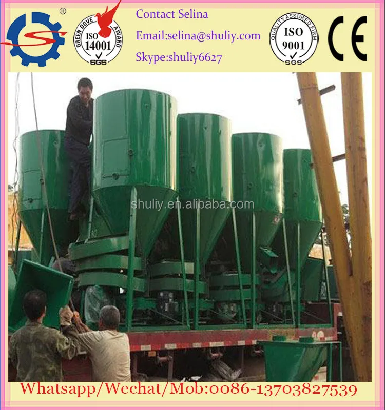 Large Daily Output Feed Mill And Mixer For Small Scale Poultry Farm