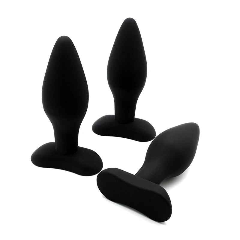 Super soft expand silicone anal plug Anal Butt Plugs Set Sex toy