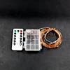 Copper wire light with Remote control warm white / white/colorful Christmas fairy led twinkle string lights