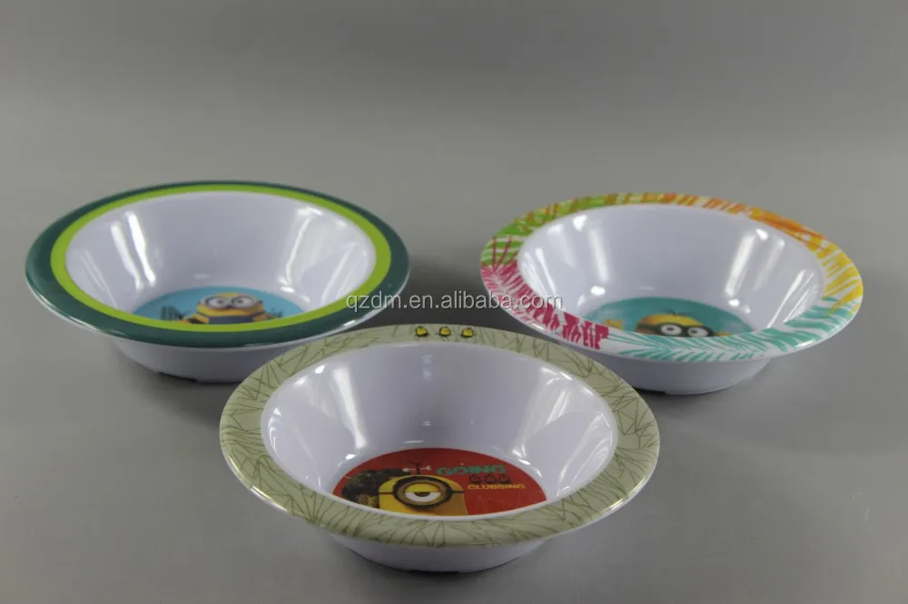 30% Melamine Or 100% Melamine Kids Cereal Bowl