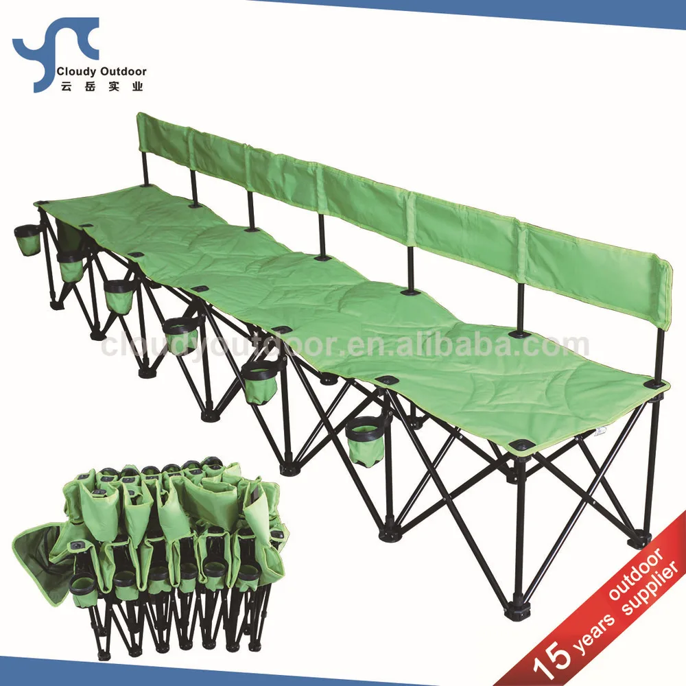 Double Seat Camping Chair 2 Seats Portable Folding Bench Double Seat Camping Chair 2 Seats Portable Folding Bench