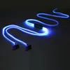 Business gift Colorful luminous earphone Color changing LED Headphones headset with MIC