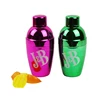 Foodgrade high quality plastic Mini cocktail shaker bottle