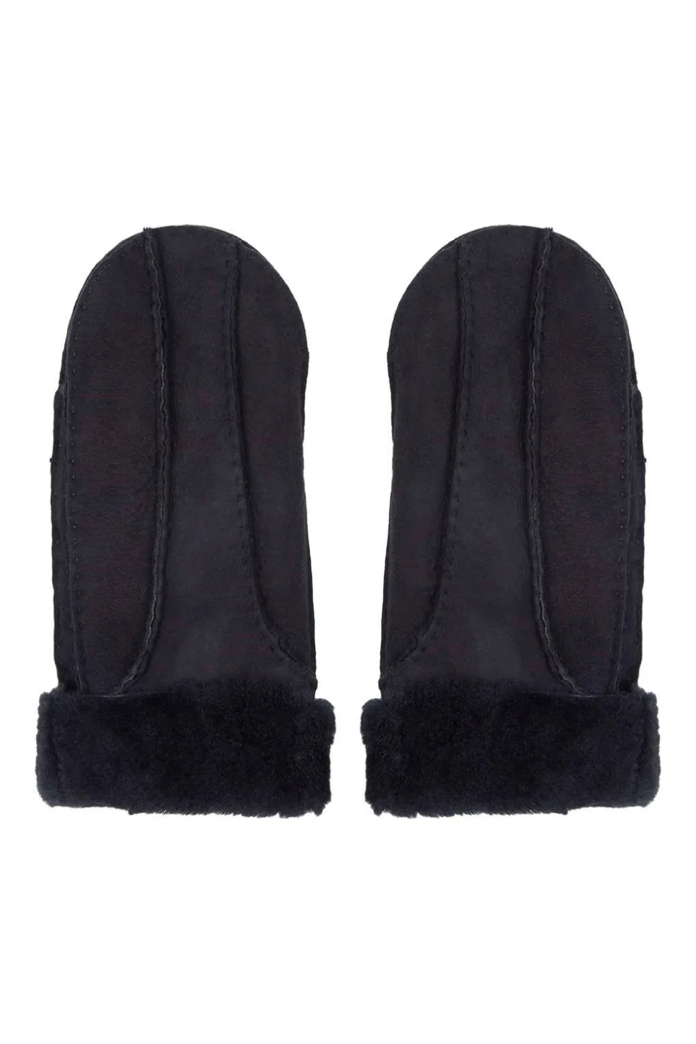 Winter leather and fur women gloves manufacturer with fur cuff make your hands warm