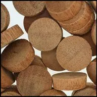 WIDGETCO 3/4" Mahogany Wood Plugs, End Grain