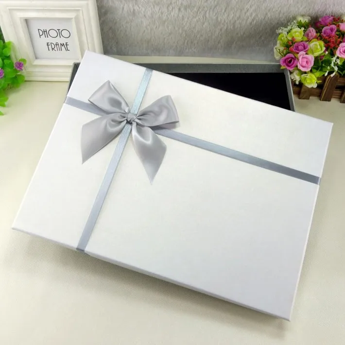 2017 Luxury Gift Box With Ribbon Tie And Bow Design Buy