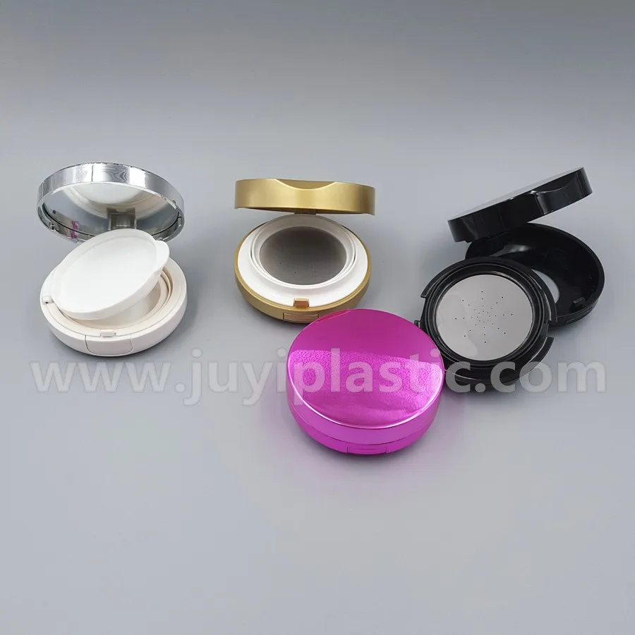 Charming Cosmetic Loose Powder Jar; Make Up Cosmetics Packaging/ Black Airless Powder Jar Buy