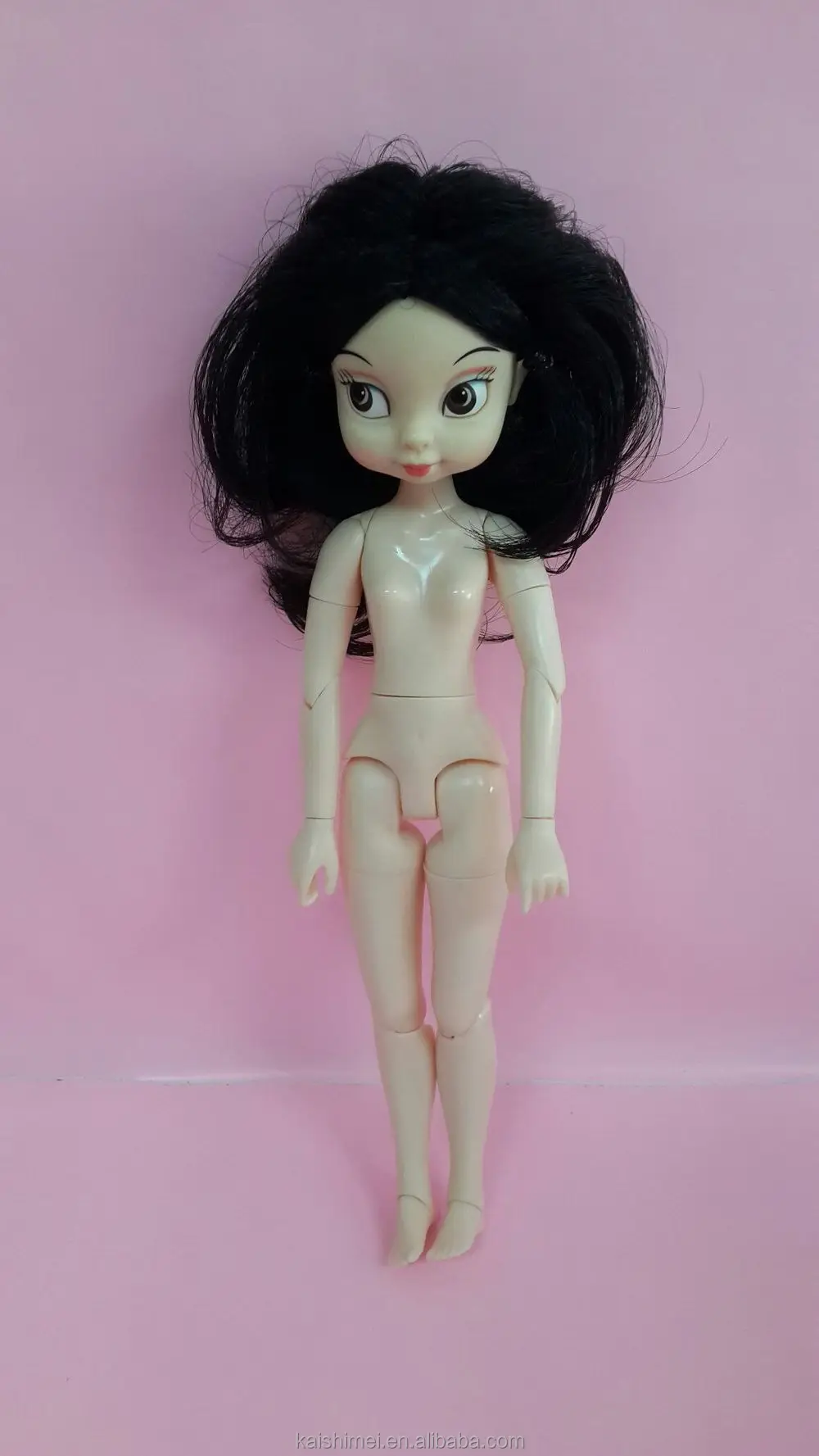 迷你塑料婴儿娃娃美女娃娃灰姑娘雪女王埃尔莎娃娃