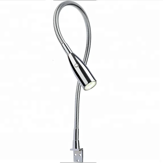 led flexible gooseneck headboard reading light for beds