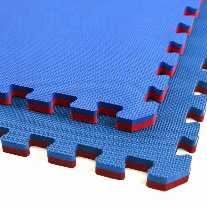 Red And Blue Wholesale Martial Arts Taekwondo Mma Tatami Used Judo Mats