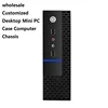 Back mounted mini-itx Customized PC Desktop Case Computer Chassis IN Aluminum Alloy HTPC Case USB 2.0 High Quality Hot Sale