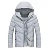 Large size winter men's hooded jacket