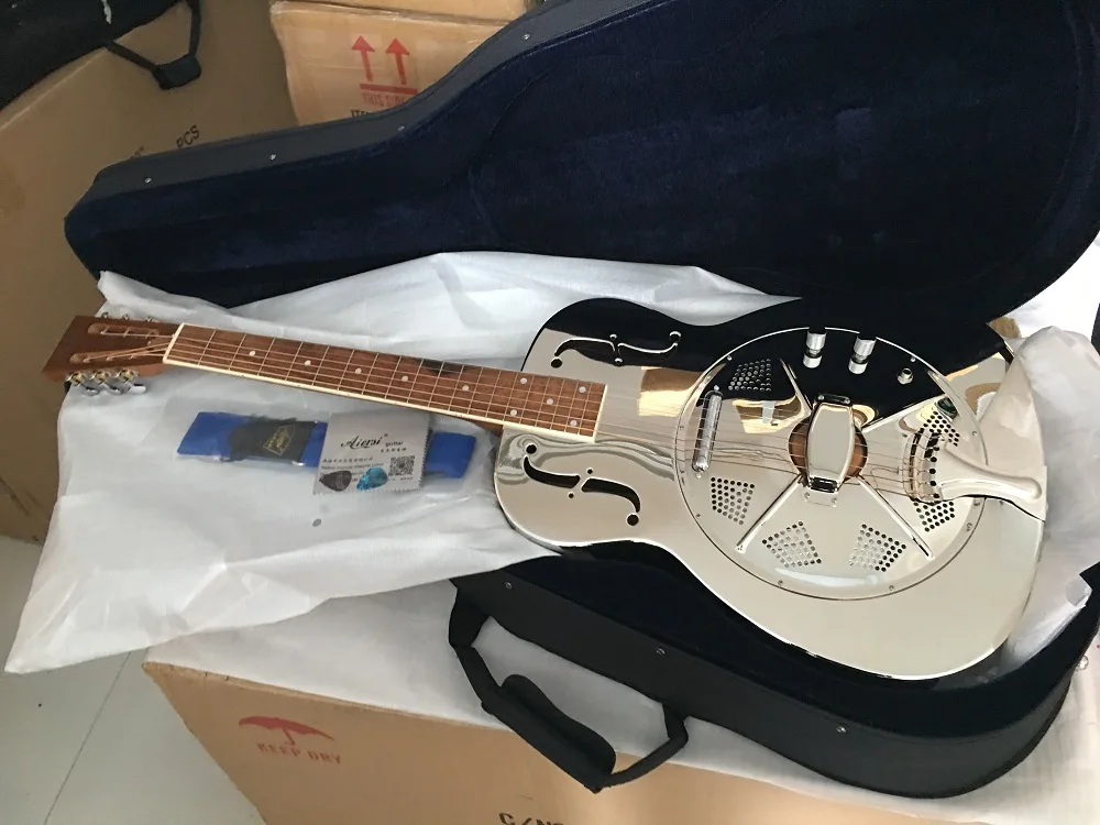 Aiersi Brand O Style Bell Brass Body Single Cone Electric Resonator