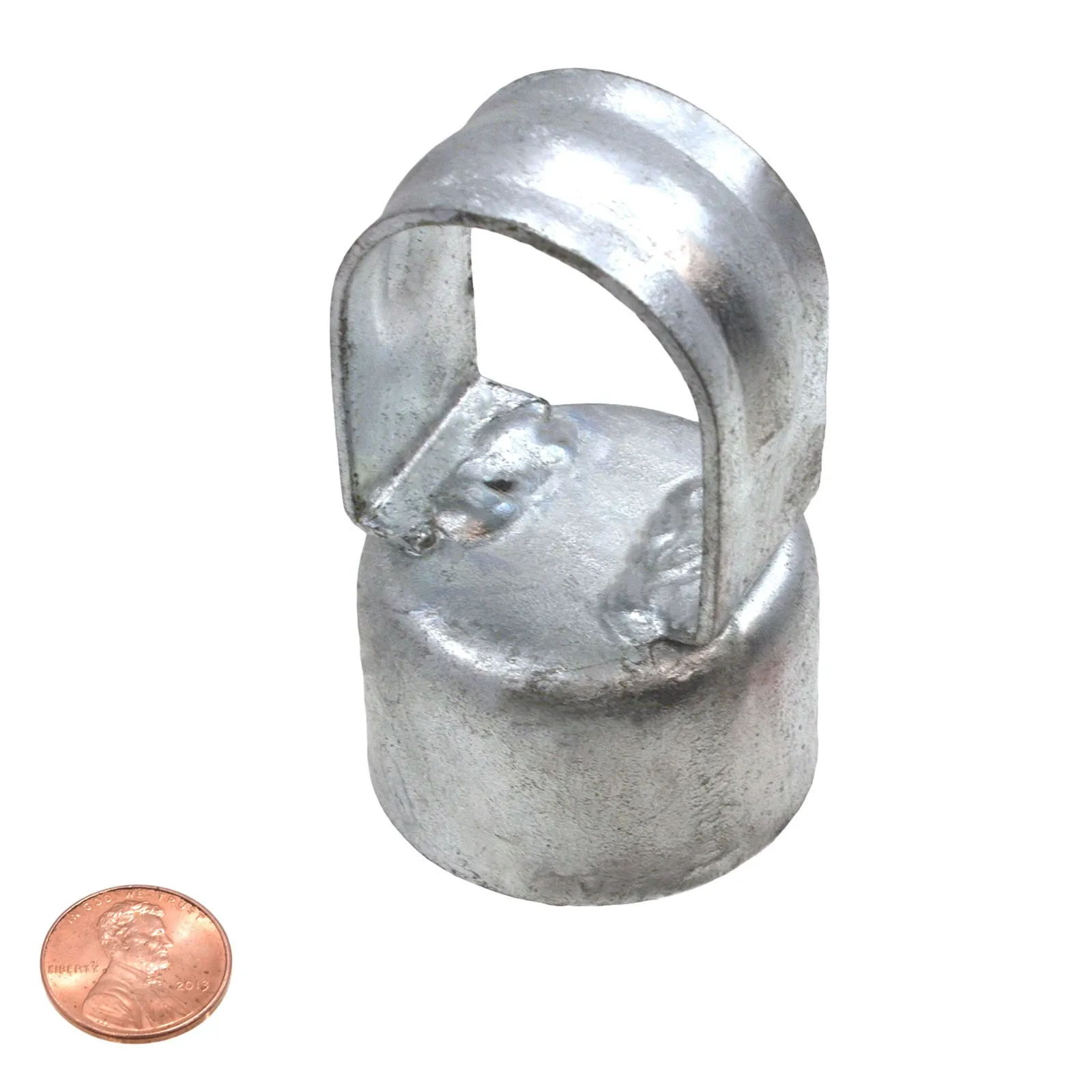 2" Post X 1 3/8" Top Rail Eye Top Loop Caps Steel (fits 1 7/8" Od