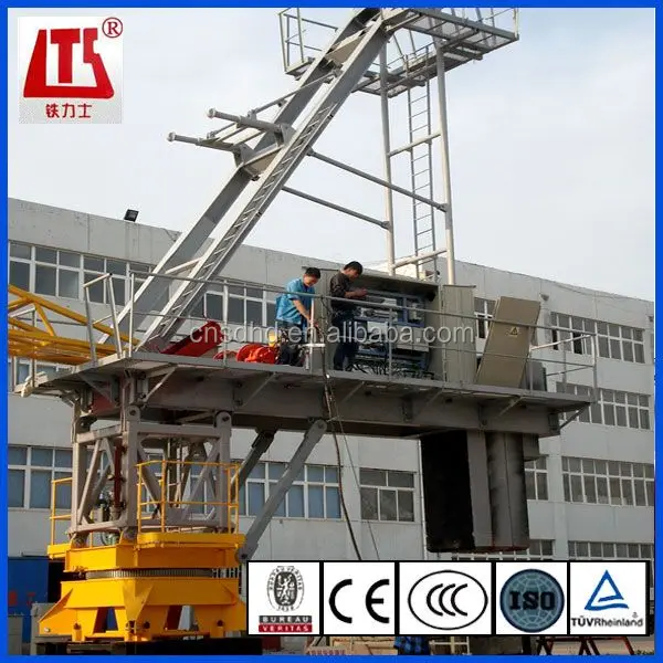 8t construction luffing tower crane for sale