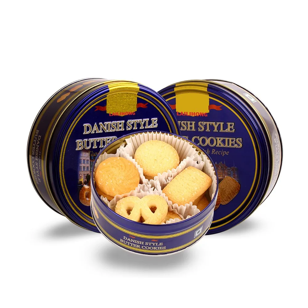 150g Wholesale Danish Butter Cookies In Metal Tin Box Christmas Gift Buy Shortbread Cookies