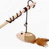 Cute Wooden Cat Stick Multiple Styles Cat Toy