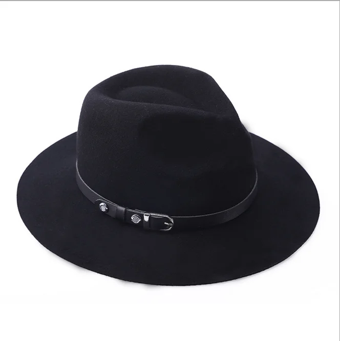 mens fedora hats black