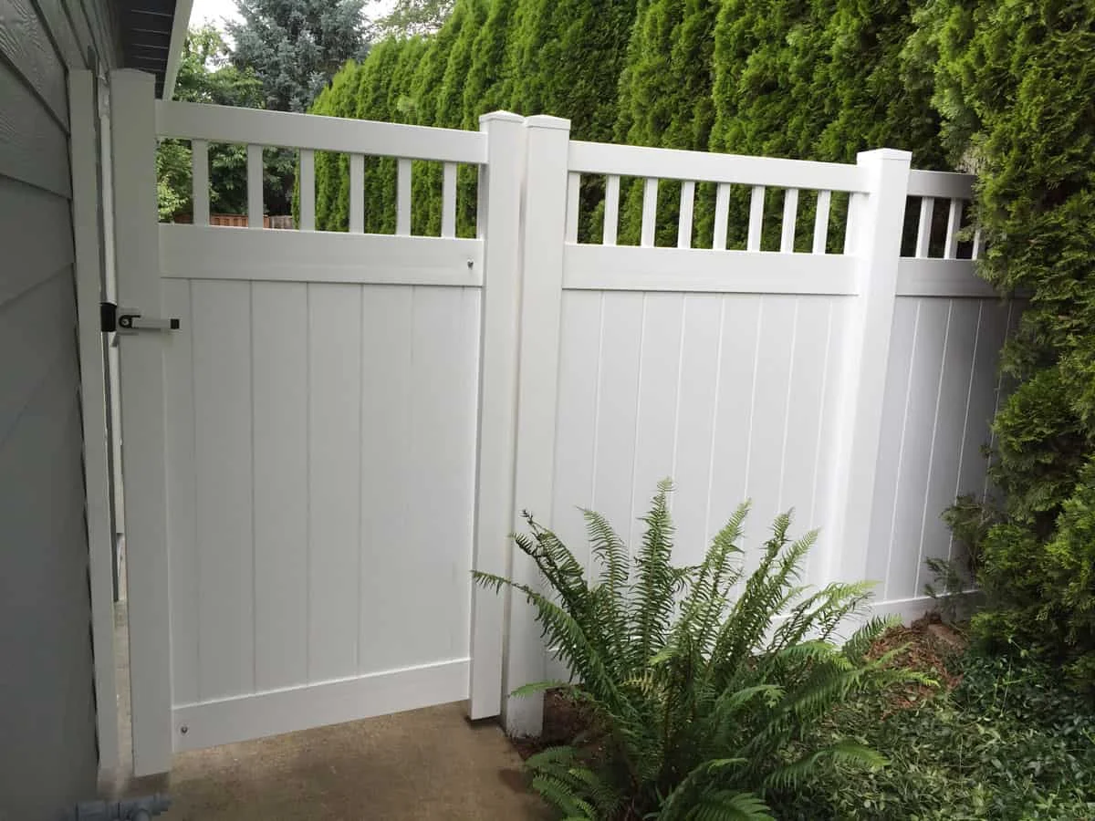 White Decorative Picket Top Pvc Fence Safe For House Yard Child Buy White Decorative Fence