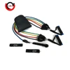 Elastic Sports Fitness Exercise 11 Pcs Latex Resistance Band Set With Handles