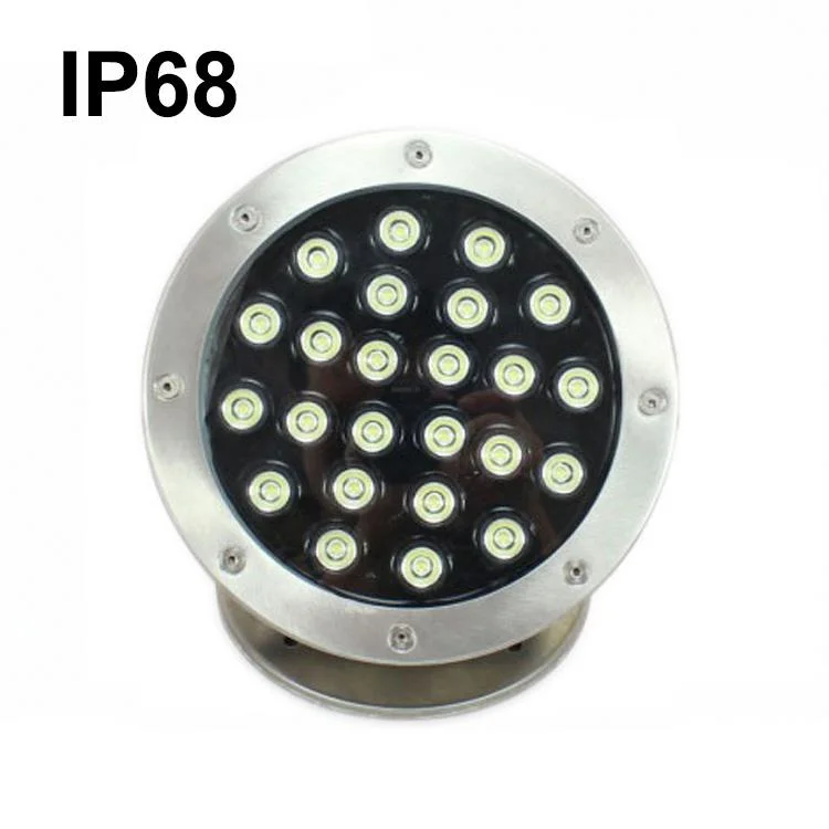 Led Under Water Fishing Lights IP68 Led Underwater Boat Lighting 24W Marine Light