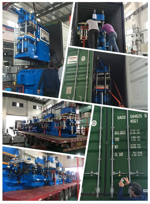 High quality Blue color Vacuum Rubber Siliconepress machine for making kitchen products auto parts